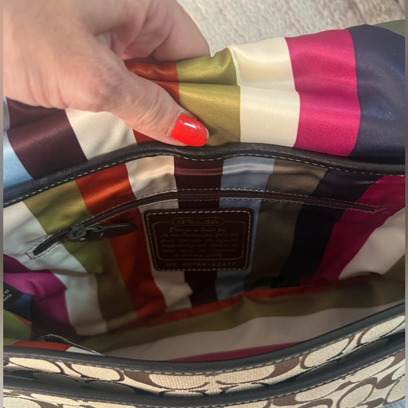 Coach Signature Legacy Shoulder Bag - Picture 8 of 10